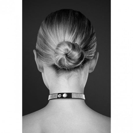 Чокер с кольцом в форме сердца COLLIER STRASS ET COEUR