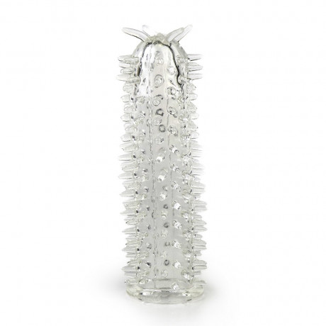 Закрытая насадка на пенис со стимулирующими усиками Sextoy