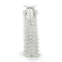 Закрытая насадка на пенис со стимулирующими усиками Sextoy