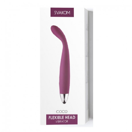 Гибкий тонкий вибростимулятор для точки G Coco SVAKOM