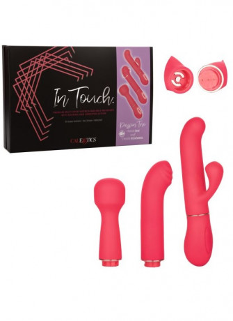 Коралловый вибратор с 3 сменными стволами Passion Trio Passion Trio