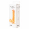 Гибкий реалистичный фаллоимитатор на присоске Nudes Sensual