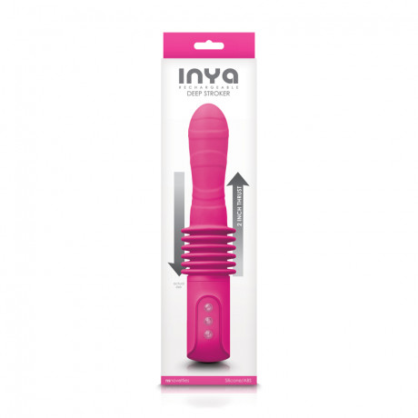 Вибромассажер с поступательными движениями INYA - Deep Stroker - Pink