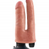 Вибратор 3в1 на съемной присоске Double Penetrator