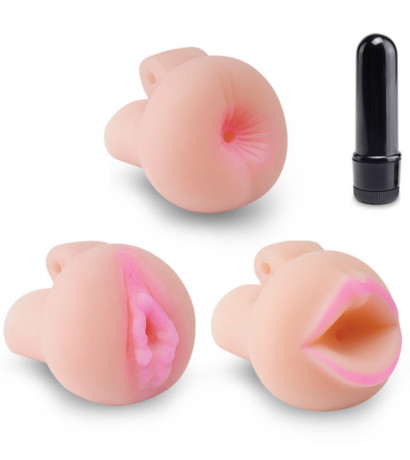 Набор PUMP WORX, помпа с тремя насадками и вибратором