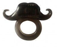 Эрекционное кольцо с вибрацией в виде рогов быка