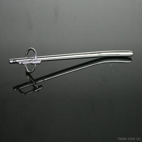 Длинный катетер с отверстием и фиксирующим кольцом