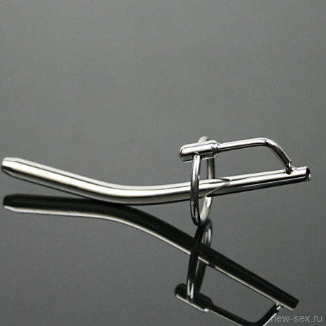 Длинный катетер с отверстием и фиксирующим кольцом