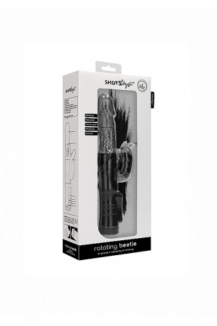 Многофункциональный вибромассажер кролик Rotating Beetle