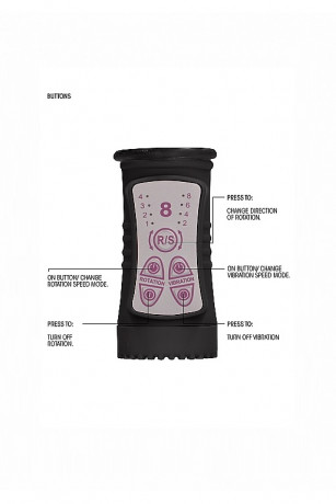 Многофункциональный вибромассажер кролик Rotating Beetle