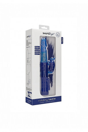 Многофункциональный вибромассажер кролик Rotating Beetle