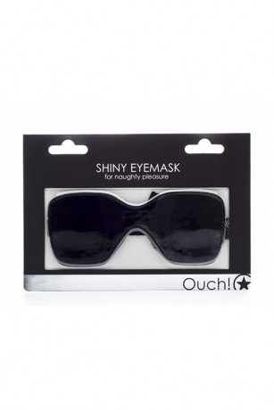 Закрытая маска на глаза для эротических ролевых игр и практик БДСМ Shiny Eyemask