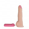 Мягкий и мощный вибратор реалистичной формы с выносным пультом
