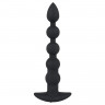 Гибкая анальная перезаряжаемая виброелочка Black Velvets Rechargeable Beads