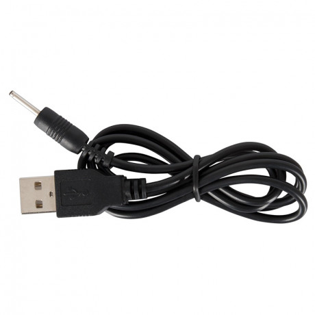 Гибкая анальная перезаряжаемая виброелочка Black Velvets Rechargeable Beads