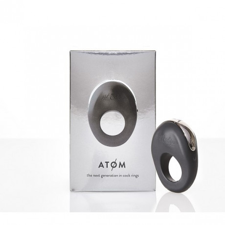 Мощное эрекционное виброкольцо с аккумулятором ATOM