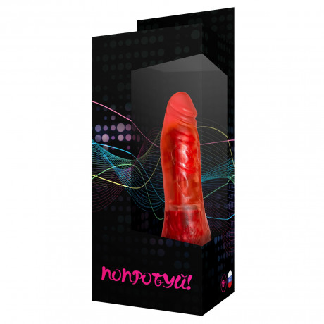 Реалистичный гелевый вибратор ДД 3