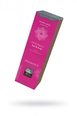 Спрей с феромонами для тела и белья с ароматом Вишни и Белого Лотоса