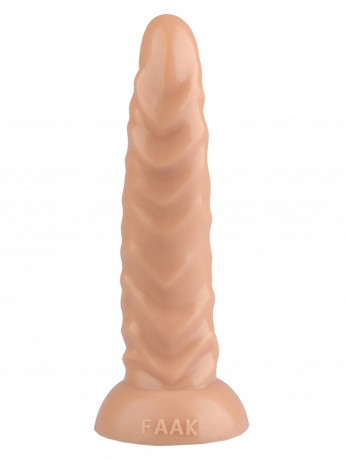 Анальный рельефный фаллоимитатор Язык фурии