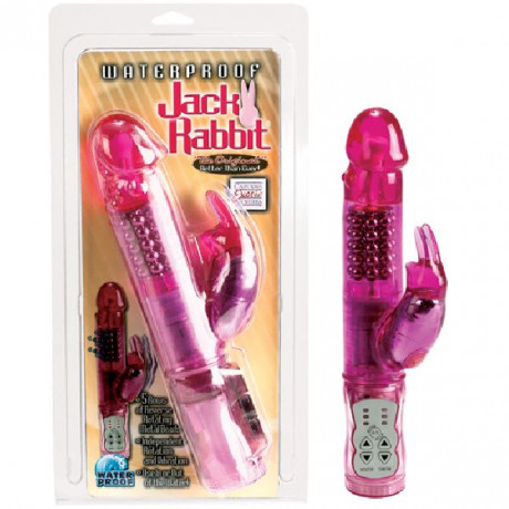 Компьютерный розовый вибратор JACK RABBIT