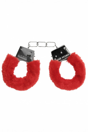 Наручники с мехом для надежной фиксации OUCH