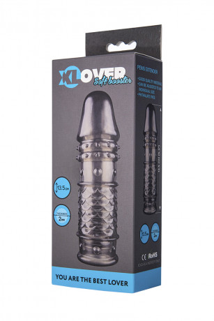 Прозрачная насадка с массажными точками SIZE MATTERS