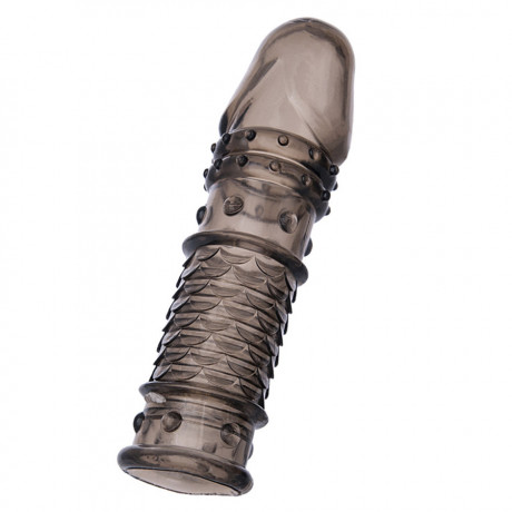 Прозрачная насадка с массажными точками SIZE MATTERS