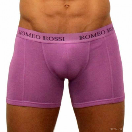 Удлиненные сиреневые мужские боксеры