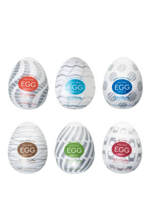 Набор нереалистичных мастурбаторов TENGA EGG - III 6 яиц