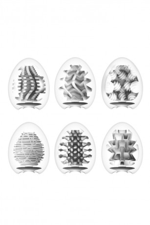 Набор нереалистичных мастурбаторов TENGA EGG - III 6 яиц