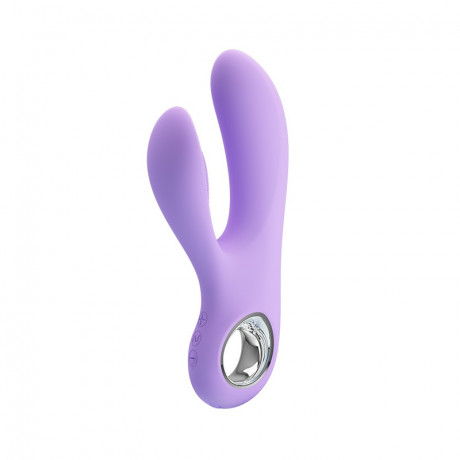 Перезаряжаемый вибромассажер с двумя отростками Canrol