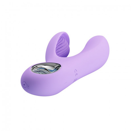 Перезаряжаемый вибромассажер с двумя отростками Canrol