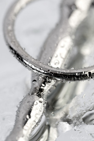 Уретральный плаг Елочка с кольцом на основании