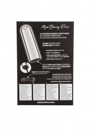 Вибромассажер с 10 функциями мощной вибрации и возможностью перезарядки Wand