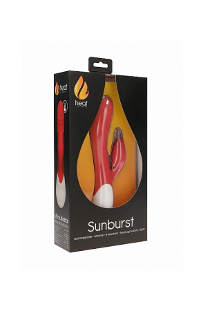 Вибромассажер кролик с функцией нагрева Sunburst Rechargeable Heating G-Spot Rabbit