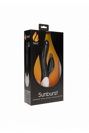 Вибромассажер кролик с функцией нагрева Sunburst Rechargeable Heating G-Spot Rabbit