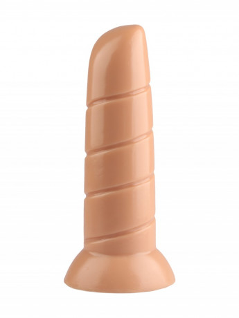 Гладкая анальная пробка из упругого эластомера