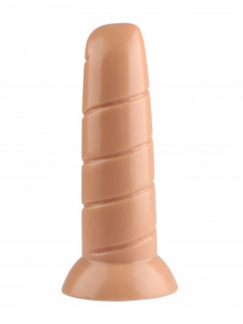 Гладкая анальная пробка из упругого эластомера