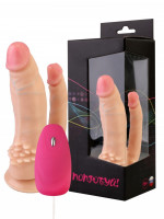 Вибромассажер 17 см с присоской реалистик