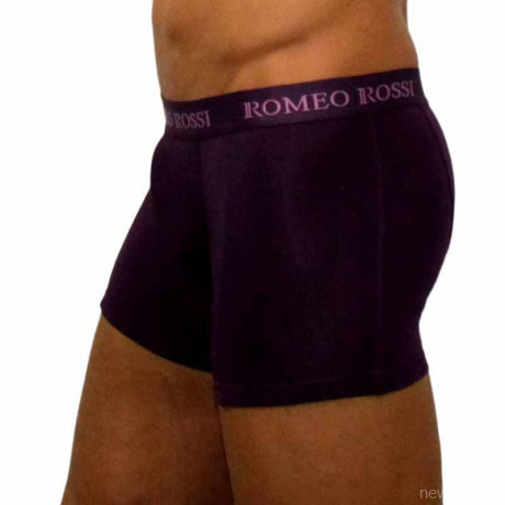 Удлиненные фиолетовые мужские боксеры