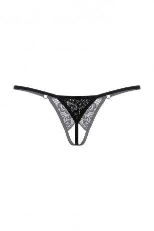 Мини стринги с цветочным кружевом