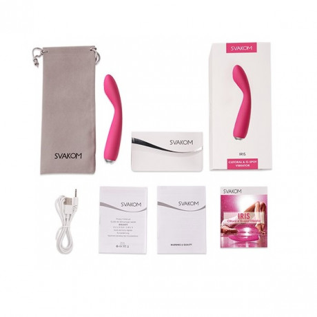 Идеальный вибромассажер для зоны G Айрис SVAKOM