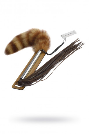 Плеть двусторонняя коричневая 45 см Sitabella