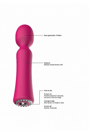 Универсальный вибромассажер с инновационным электродвигателем нового поколения Wand Pearl