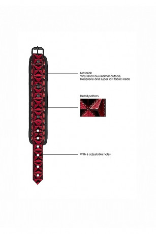 Наручники из двух сверхпрочных и стильных широких полос Luxury Hand Cuffs