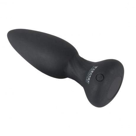 Перезаряжаемая анальная пробка с 10 режимами вибрации и пультом ДУ