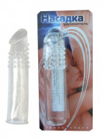 Насадка-удлинитель из прозрачного силикона - прирост длины на 8 см!