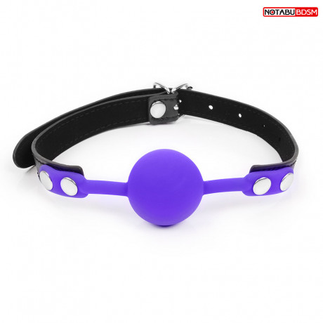 Классический силиконовый бдсм кляп