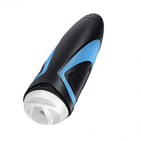 Черный мастурбатор полового члена с регулировкой давления