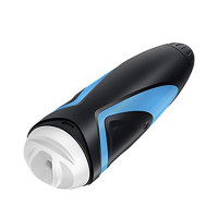 Черный мастурбатор полового члена с регулировкой давления